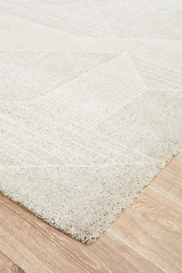 Ashe Scandi Soft Grey Patterned Rug
